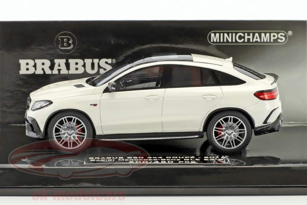 Brabus 850 4x4 coupe based on Mercedes-Benz AMG GLE 63 S year 2016 white 1:43 Minichamps