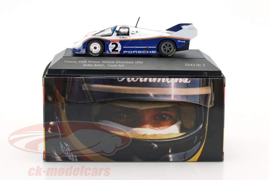 Porsche 956K #2 vincitore 1000km Silverstone 1983 Bellof, Bell 1:43 CMR