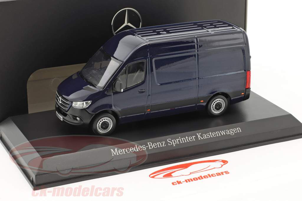 Mercedes-Benz sprinter panel van cavansite blå metallisk 1:43 Norev
