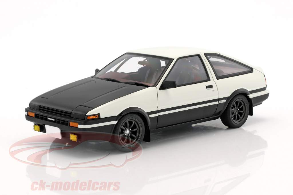 Toyota Sprinter Trueno (AE86) Project D Final Version bianco / nero 1:18 AUTOart
