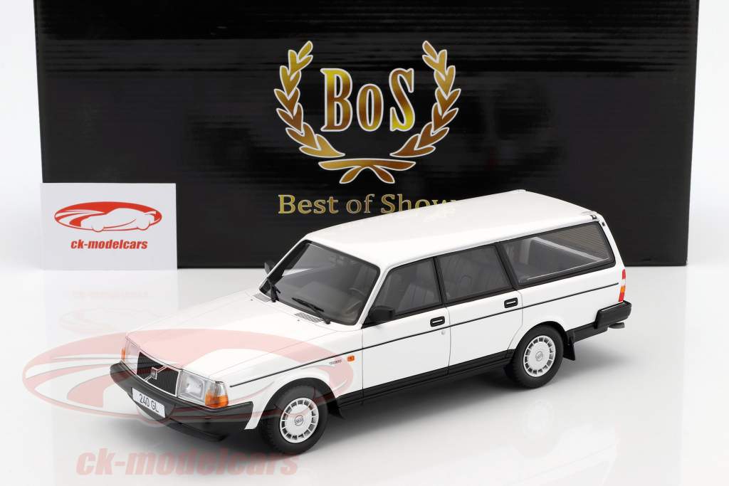 Volvo 240 GL année de construction 1989 blanc 1:18 BoS-Models