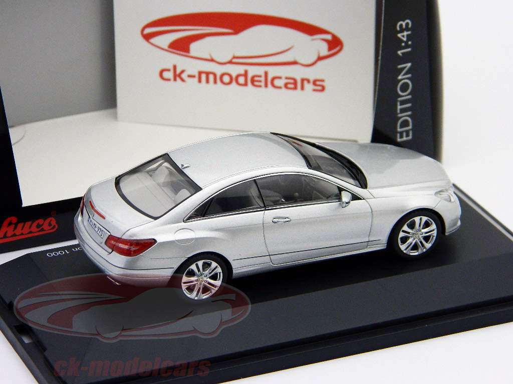 Mercedes-Benz E-class coupe silver 1:43 Schuco