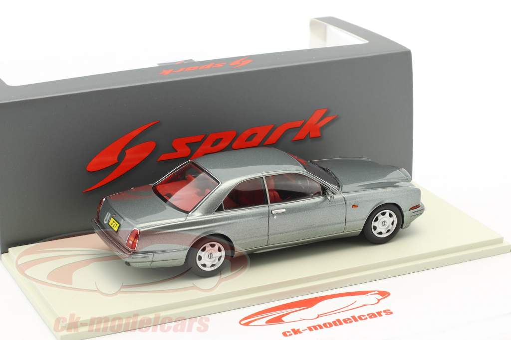 Bentley Continental R year 1991 silver gray metallic 1:43 Spark