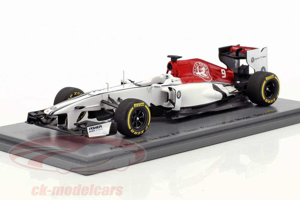 Alfa Romeo Sauber formule 1 Team présentation 2018 1:43 Spark