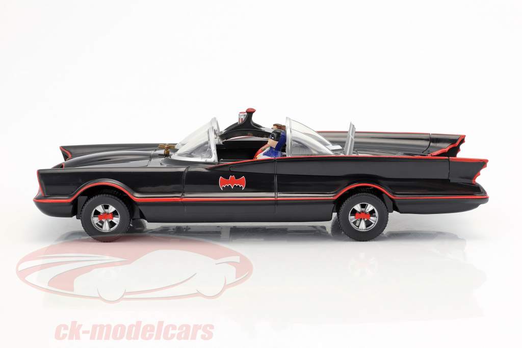 Batmobile met buigbare Figures Batman en Robin Classic TV serie oppasser (1966) 1:24 NJCroce