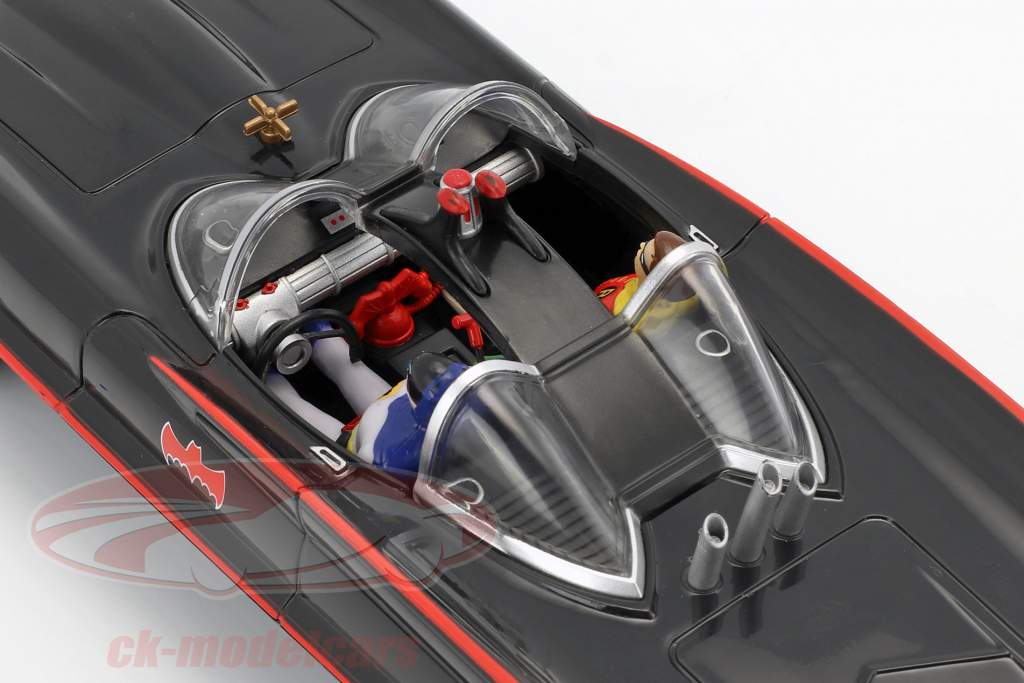 Batmobile 同 弯曲 图 Batman 和 Robin Classic 电视 系列 蝙蝠侠 (1966) 1:24 NJCroce