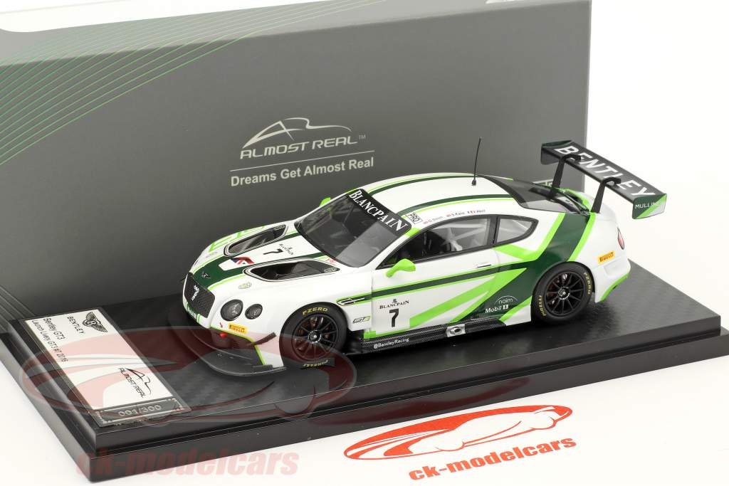 Bentley Continental GT3 #7 Launch Livery 2016 1:43 Almost Real