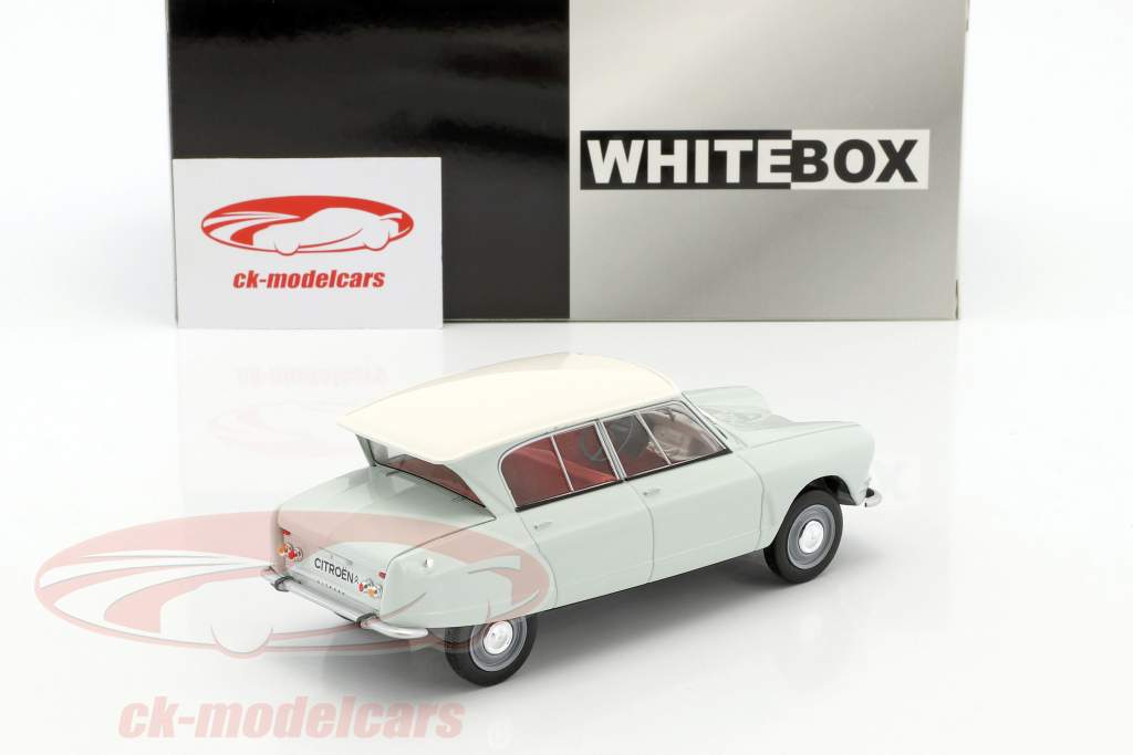 Citroen AMI 6 ano de construção 1961 brilhante verde / branco 1:24 WhiteBox