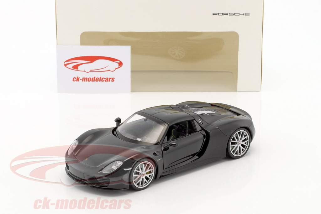 Porsche 918 Spyder basaltschwarz 1:24 Welly