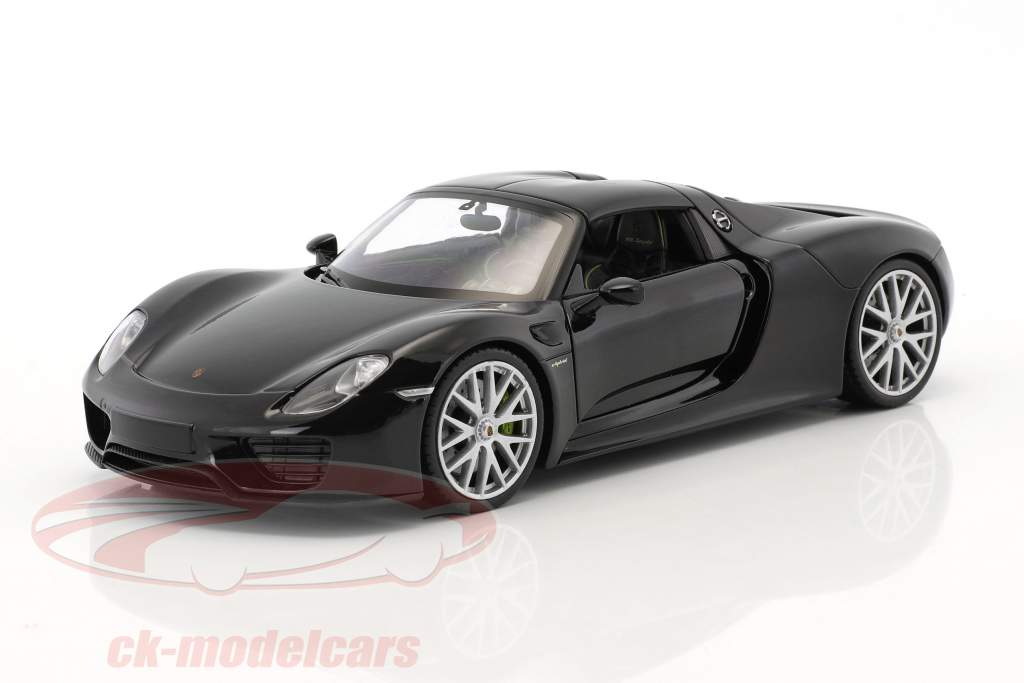 Porsche 918 Spyder basaltschwarz 1:24 Welly