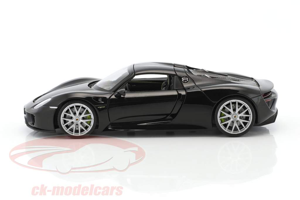 Porsche 918 Spyder basalt sort 1:24 Welly