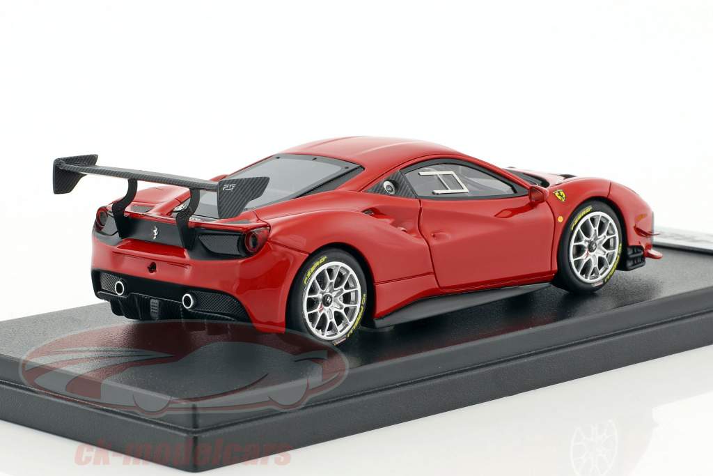 Ferrari 488 Challenge Opførselsår 2017 corsa rød 1:43 LookSmart