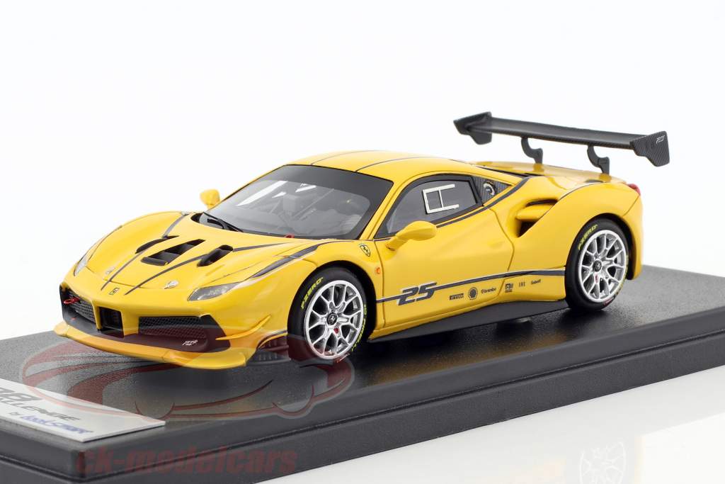 Ferrari 488 Challenge year 2017 modena yellow 1:43 LookSmart