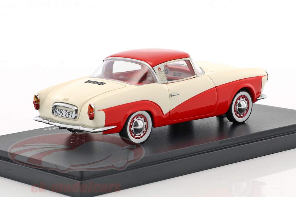 Rometsch Lawrence Coupe Год постройки 1959 красный / белый 1:43 BoS-Models