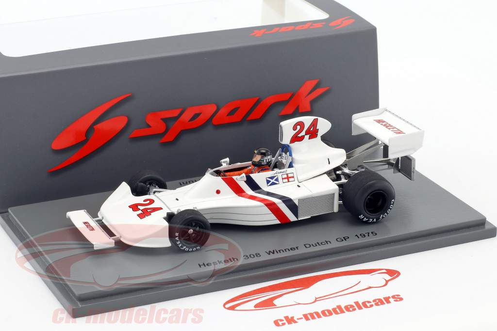 Spark 1:43 James Hunt Hesketh 308 #24 winner Dutch GP