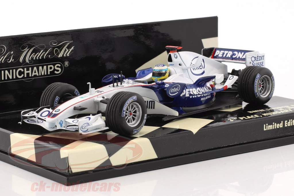 Minichamps 1:43 Nick Heidfeld BMW Sauber F1.06 #16 3rd
