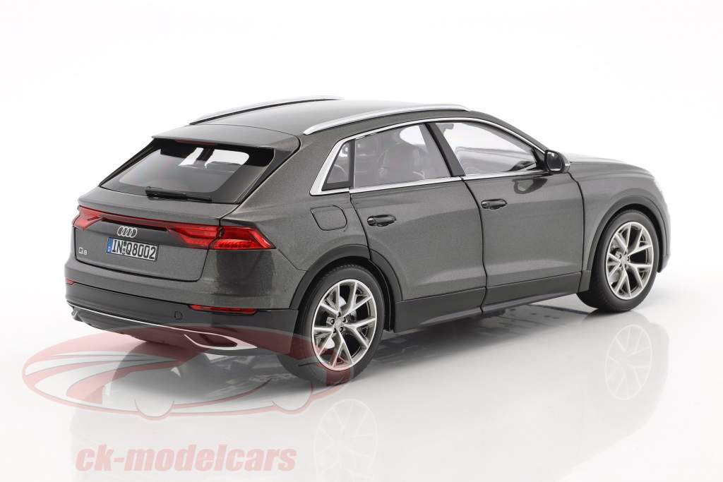 Audi Q8 year 2018 samurai gray 1:18 Norev