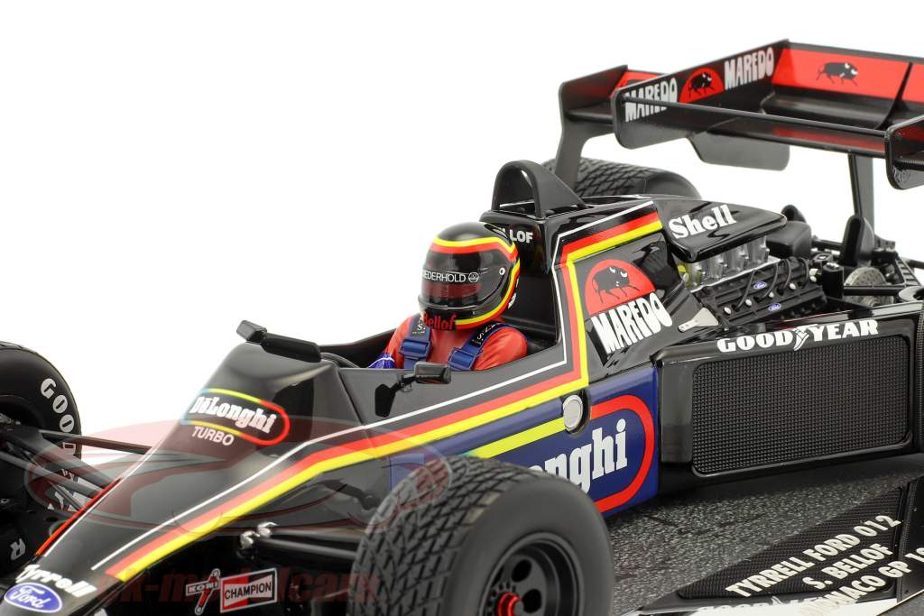 Stefan Bellof Tyrrell 012 #4 monaco GP fórmula 1 1984 1:18 Minichamps