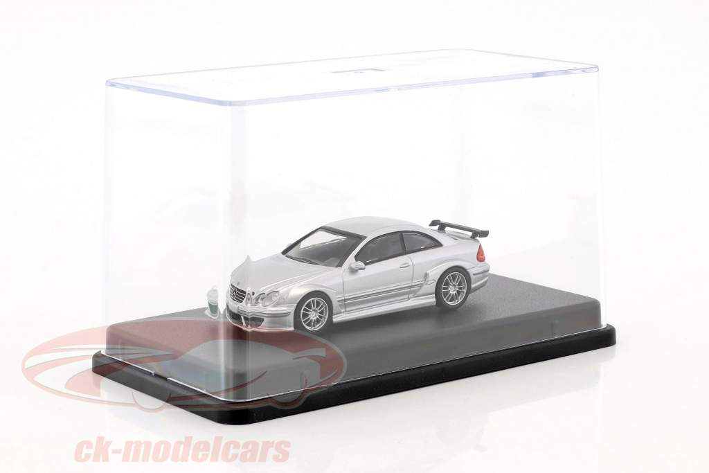 Acryl Vitrine with black plastic base For models in scale 1:64 Greenlight