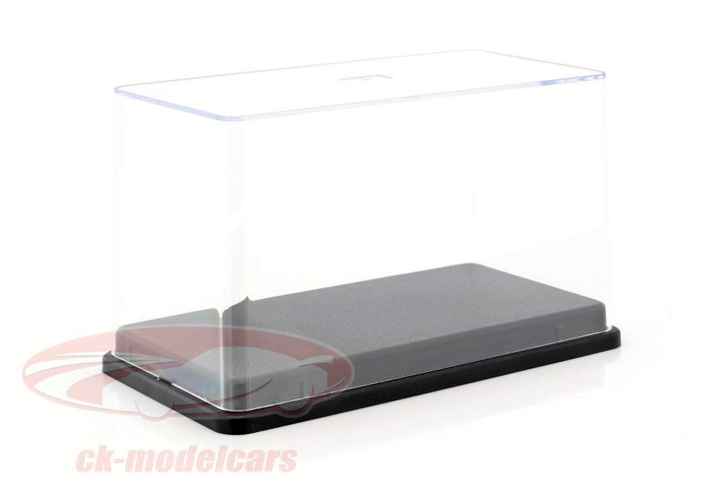 Acryl Vitrine with black plastic base For models in scale 1:64 Greenlight