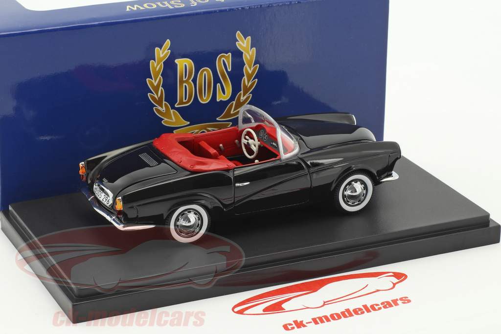 Rometsch Lawrence cabriolet anno 1959 nero 1:43 BoS-Models