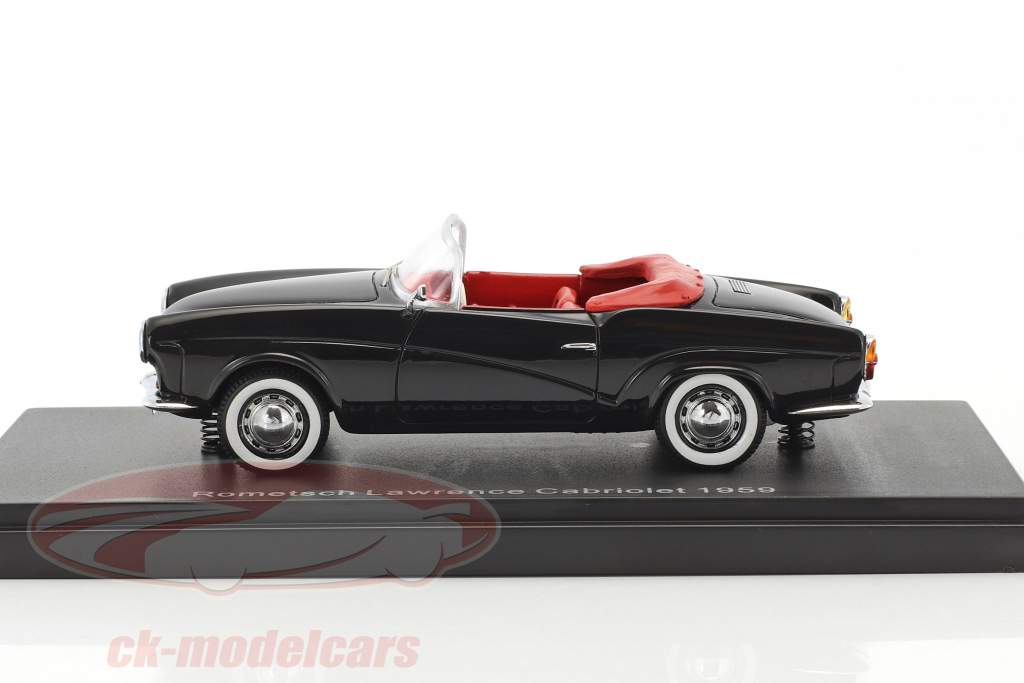 Rometsch Lawrence cabriolet anno 1959 nero 1:43 BoS-Models