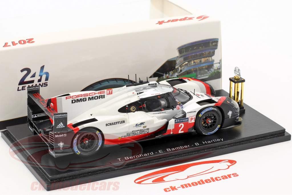 Spark Porsche 919 Hybrid 1/43 2014 スパーク Spark 1:43 Porsche 919 Hybrid with Trophy #2 Winner 24h