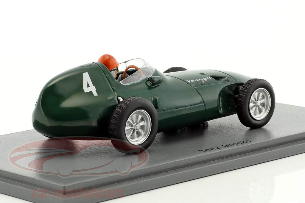 Tony Brooks Vanwall VW5 #4 winnaar België GP formule 1 1958 1:43 Spark