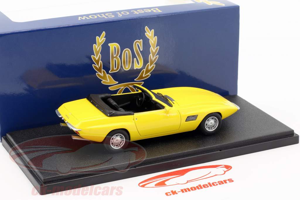 Intermeccanica Indra カブリオレ 築 1971 黄色 1:43 BoS-Models