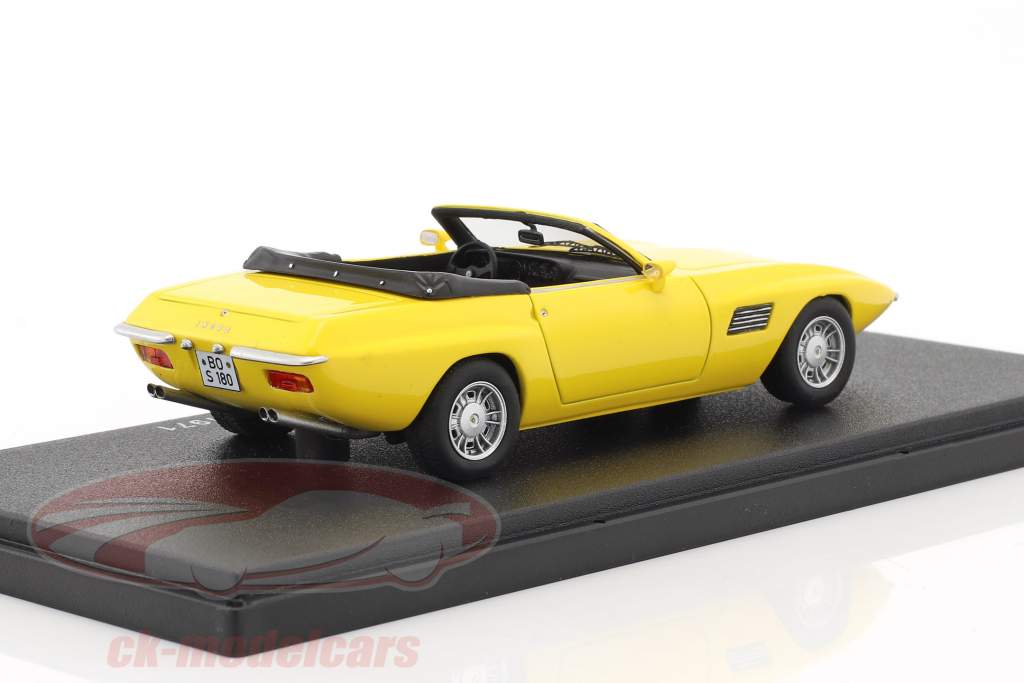 Intermeccanica Indra カブリオレ 築 1971 黄色 1:43 BoS-Models