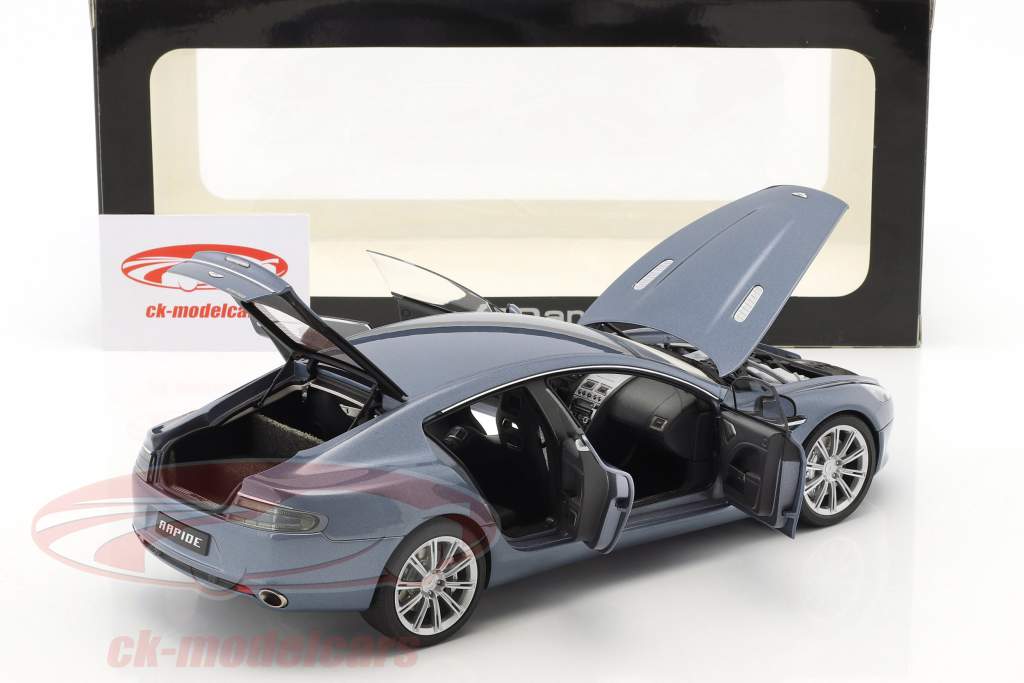 Aston Martin Rapide Ano 2010 concours azul 1:18 AUTOart