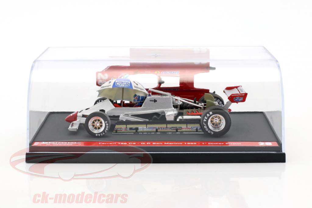 Didier Pironi Ferrari 126C2 #28 Winner San Marino GP Formel 1 1982 1:43 Brumm