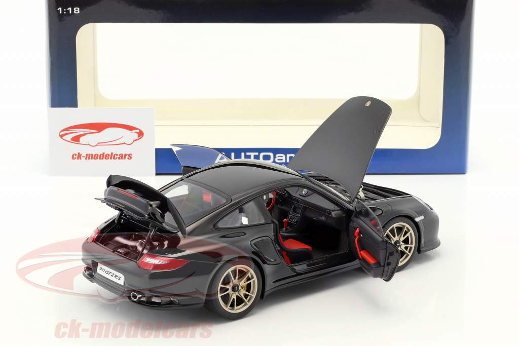 Porsche 911 (997) GT2 RS År 2010 sort 1:18 AUTOart