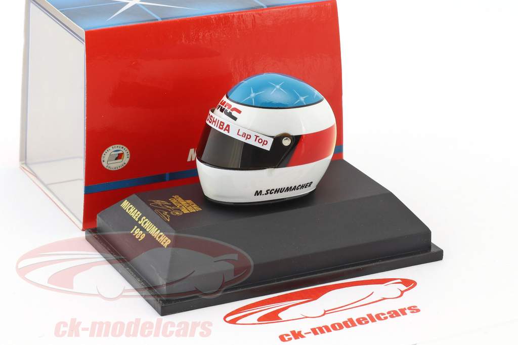 Michael Schumacher formule 3 1989 helm 1:8 Minichamps