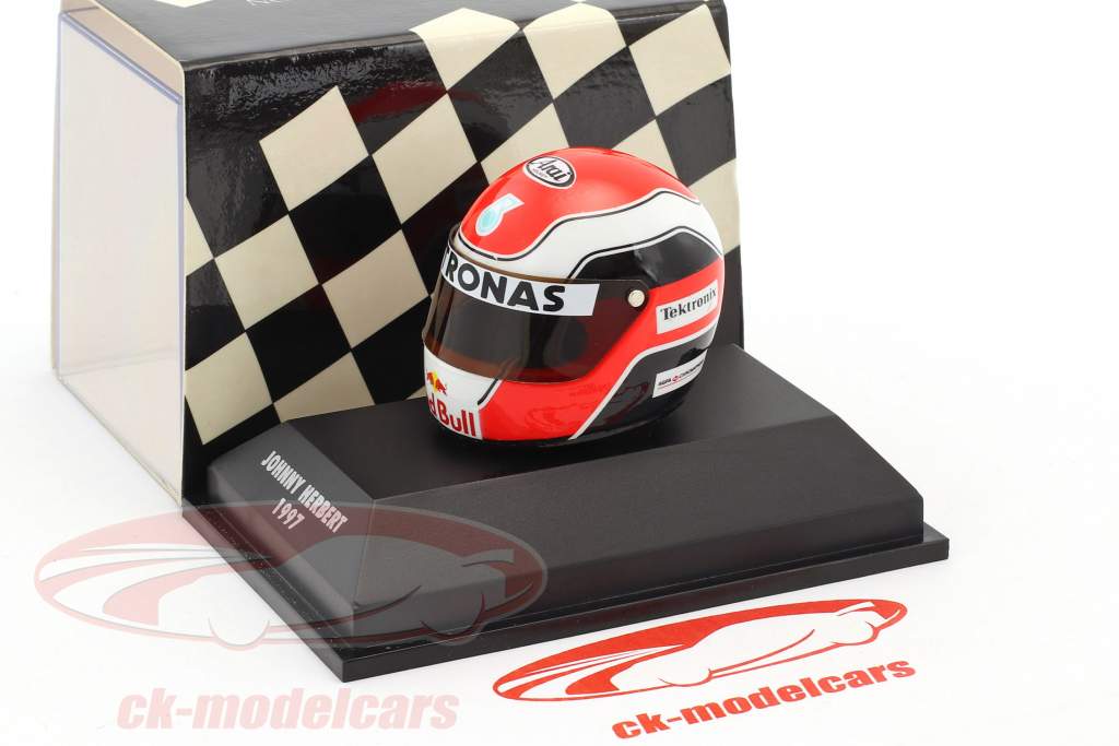 Johnny Herbert formule 1 1997 casque 1:8 Minichamps
