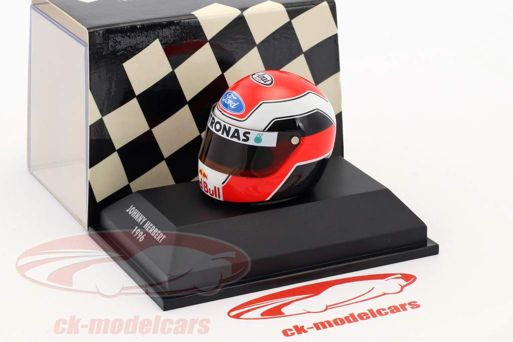 Johnny Herbert fórmula 1 1996 casco 1:8 Minichamps