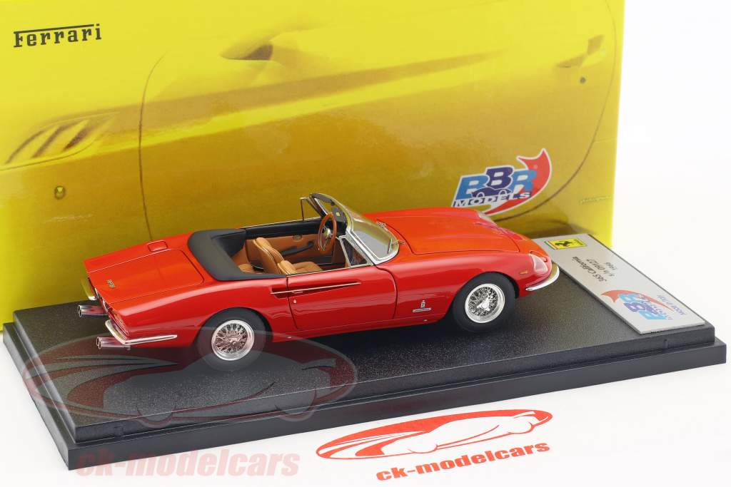 Ferrari 365 California 建造年份 1966 红 1:43 BBR