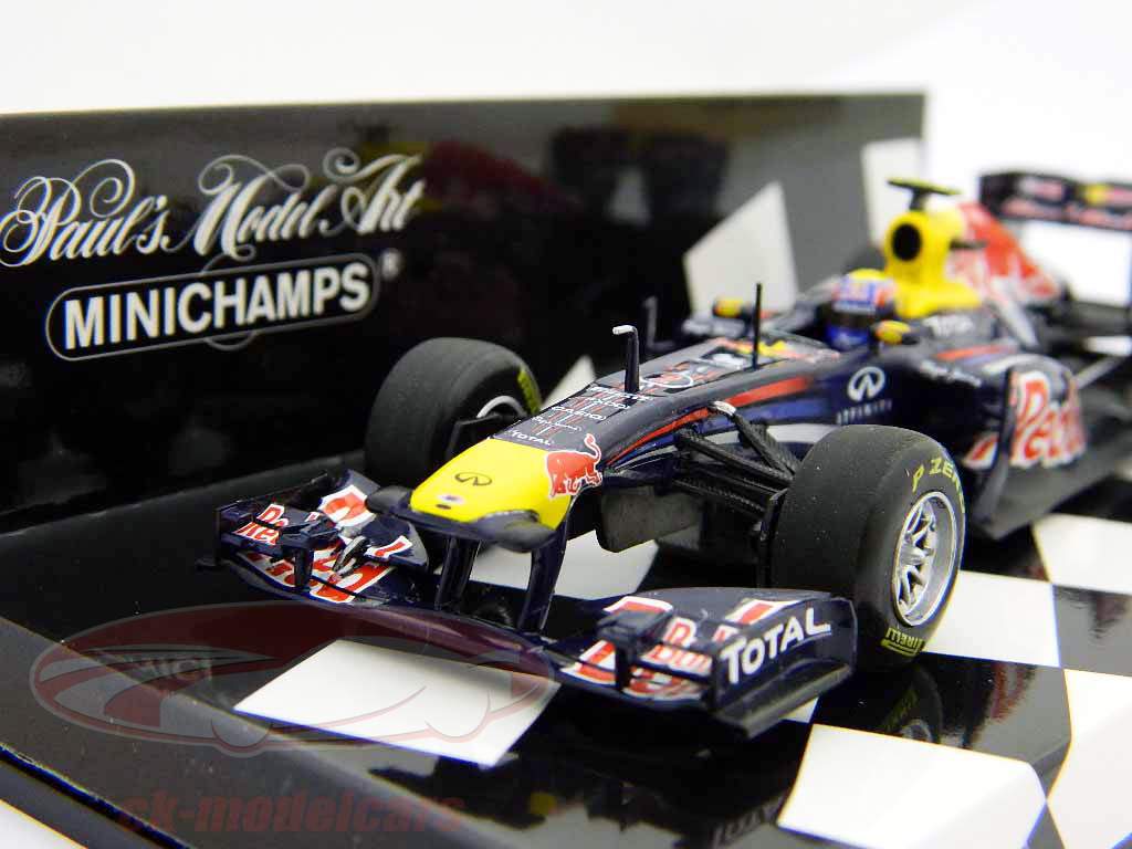 Mark Webber Red Bull RB7 Renault de Fórmula 1 2011 1:43 Minichamps