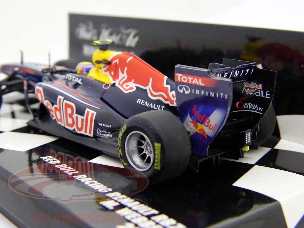 Mark Webber Red Bull RB7 Renault de Fórmula 1 2011 1:43 Minichamps