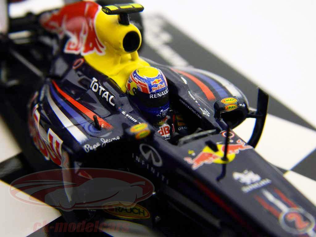 Mark Webber Red Bull RB7 Renault de Fórmula 1 2011 1:43 Minichamps