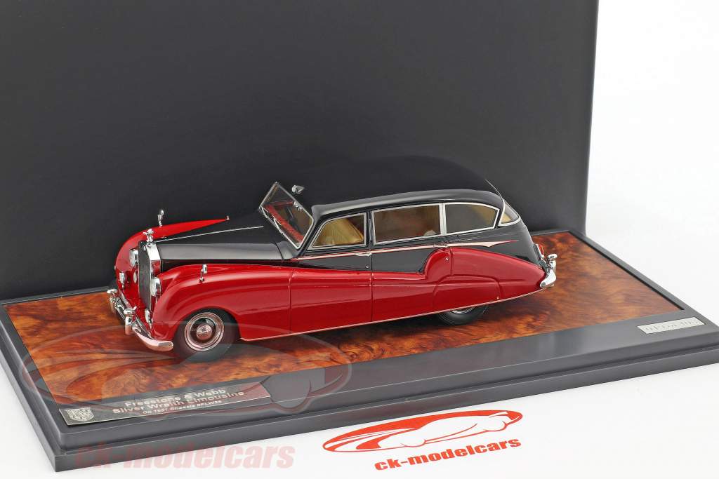 Rolls Royce Freestone & Webb Silver Wraith セダン 築 1957 黒 / 赤 1:43 Matrix