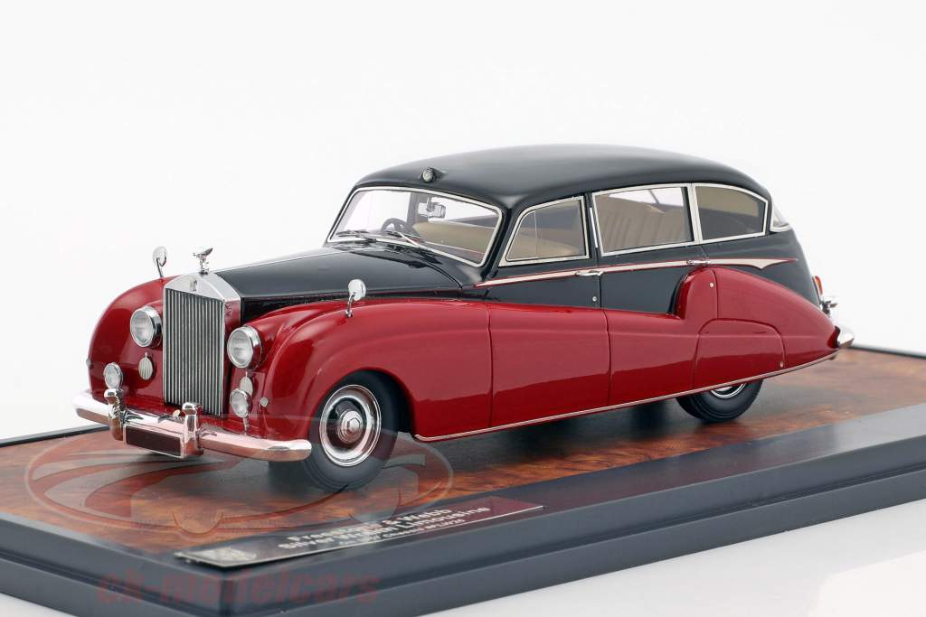 Rolls Royce Freestone & Webb Silver Wraith セダン 築 1957 黒 / 赤 1:43 Matrix
