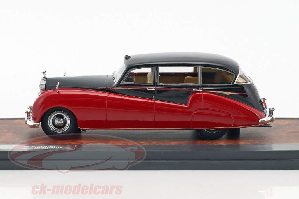 Rolls Royce Freestone & Webb Silver Wraith セダン 築 1957 黒 / 赤 1:43 Matrix