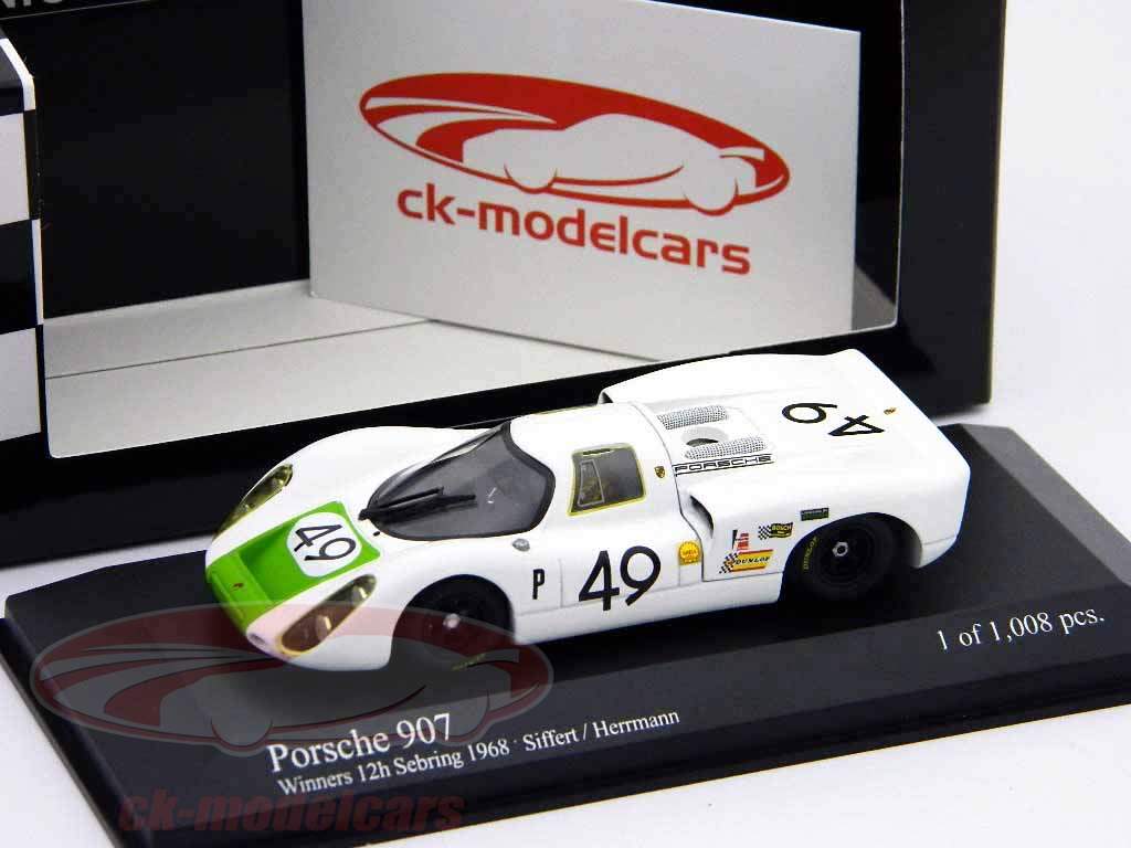 ミニカー 1522 SRC Porsche 907L 24h Le Mans 1968 Spark 1:18 Porsche 907/8 #66 2nd 24h LeMans 1968 Steinemann