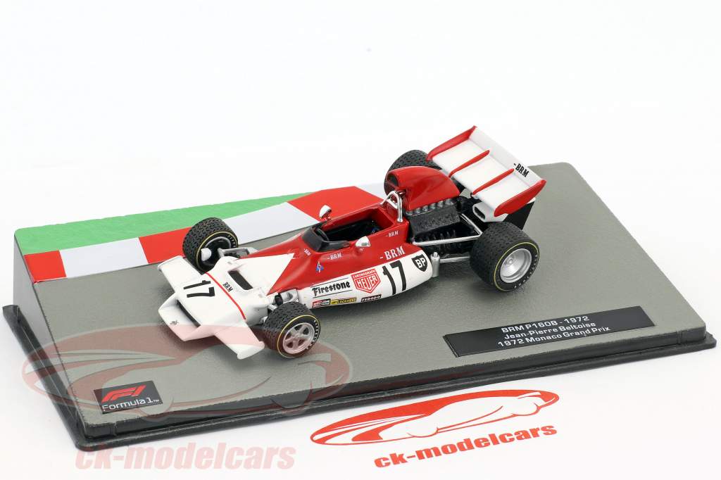 ミニカー　1/18 BRM P 160B モナコGP 1972 優勝車 #17 Jean Pierre Beltoise [TM18-285A] TECNOMODEL TM18-285A Scale 1/18 | BRM F1 160B N 17 WINNER