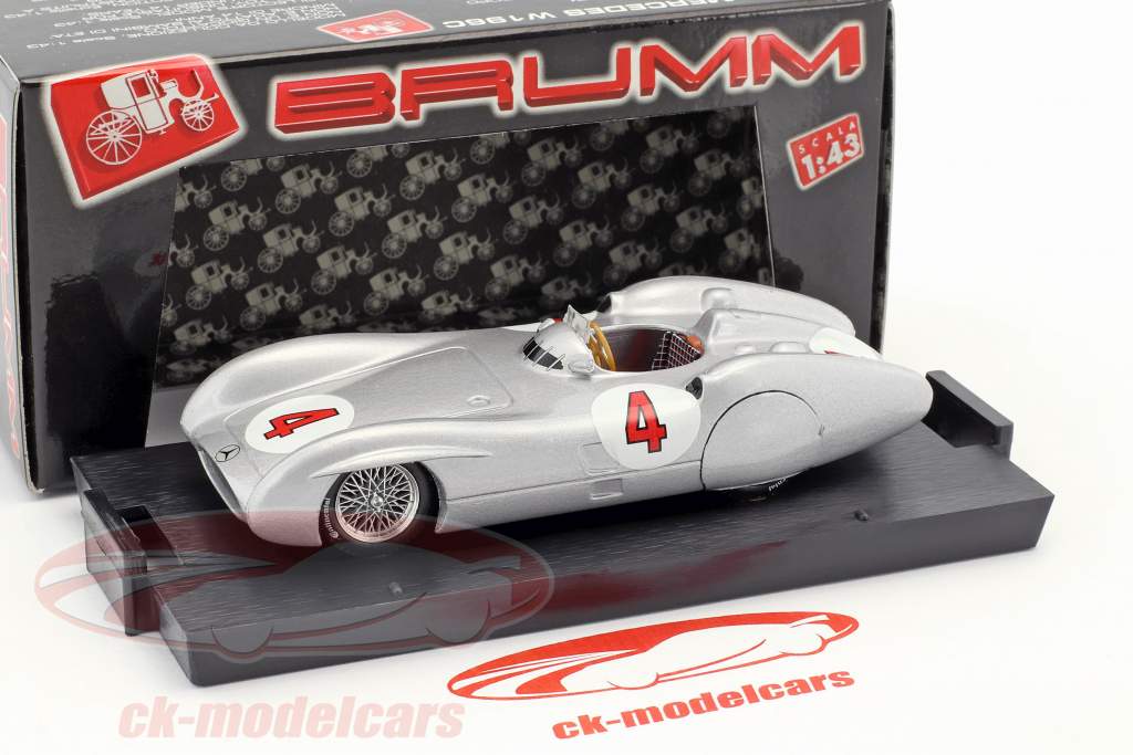 Karl Kling Mercedes W196C #4 Test Avus Formel 1 1954 1:43 Brumm