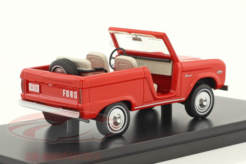 Ford Bronco ロードスター 築 1967 赤 1:43 Neo