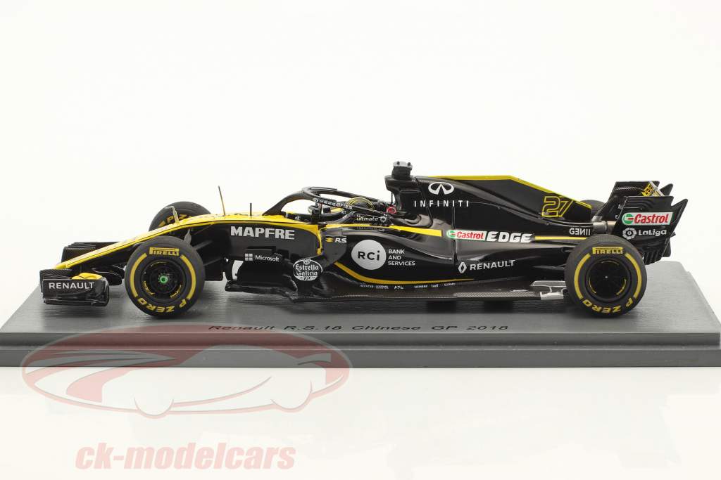 Spark 1:43 Nico Hülkenberg Renault R.S.18 #27 6th Chinese GP