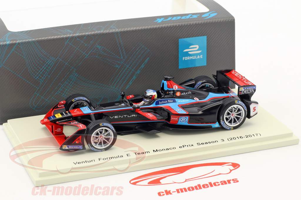 Maro Engel Venturi VM200-FE-02 #5 Монако ePrix формула E 2016/2017 1:43 Spark