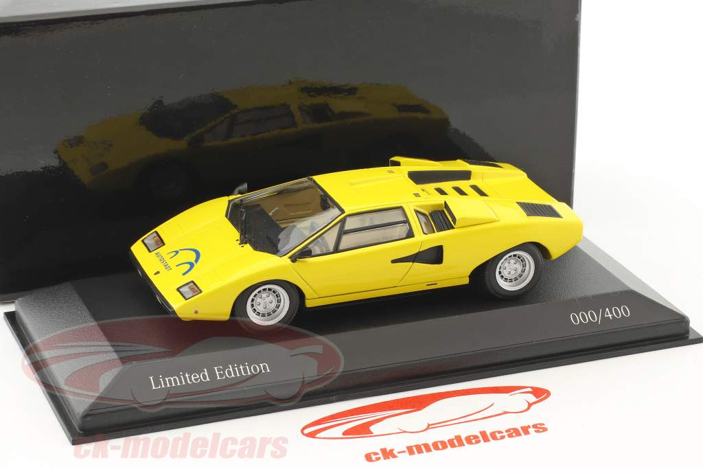Lamborghini Countach LP400 jaune 1:43 Minichamps
